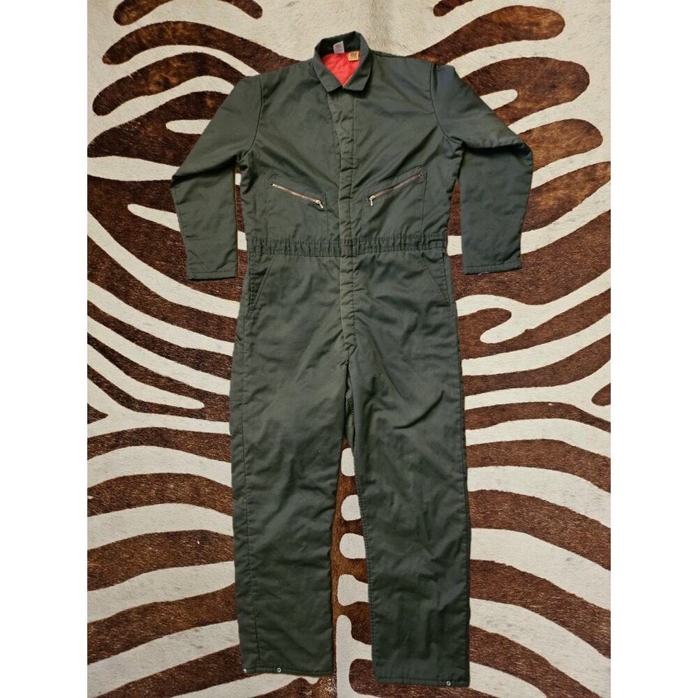 Vintage Big Ben Wrangler Coveralls Mens Large Long Short USA 80s